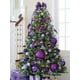 thumbnail image 4 of Kit De 4 Esferas Navideñas Moradas Iridiscente 20 Cm Adornos, 4 of 4