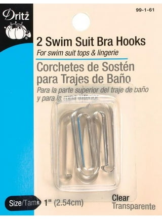 30 Set 15mm Swimsuit Bra Hooks Ring Hoop Set Bra Strap Slide Hook  Replacement for Swimsuit Tops and Lingerie, Inner Diameter 5/8 inch Q004