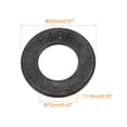 thumbnail image 2 of Unique Bargains 7/16-Inch Flat Washer, Alloy Steel Black Oxide Finish 50 Pack, 2 of 5
