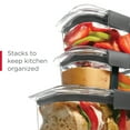 thumbnail image 5 of Rubbermaid Brilliance Food Storage Containers, 12 Piece Sandwich and Salad Lunch Kit, Leak-Proof, BPA Free, Clear Tritan Plastic, 5 of 5