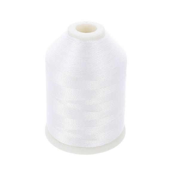Worgeous Polyester Embroidery Thread White 1 Roll 0.3mm Diameter