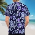 thumbnail image 6 of High Quality Hawaiian Shirts for Men Short Sleeve Aloha Beach Shirt Floral Summer Casual Button Down Shirts Blouses JJM8XA, 6 of 7