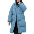 thumbnail image 4 of Pyhlmscde Women's Casual Mid Long Waisted Thick Warm Puffer Coat, Puffer Jacket Womens, Winter Clothing for Women, Winter Coats for Women, 4 of 6