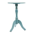 thumbnail image 2 of Decor Therapy Simplify Pedestal Accent Table, Turquoise blue, 2 of 5