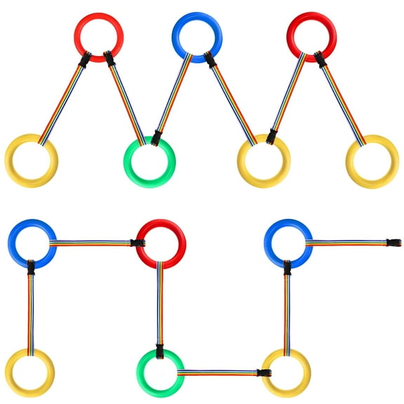 BESTSKY 12pcs Kids Walking Ropes with Handles Kindergarten Leash Anti-Lost Safety Preschool Daycare Detachable Transition Rope for Toddlers