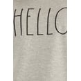 thumbnail image 5 of Rae Dunn Women's HELLO Short Sleeve Crew Neck Graphic T-Shirt, 5 of 5