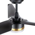 thumbnail image 5 of 52 Inch Ceiling Fan with Light and Remote for Terrace Living Room Bedroom- Black/Gold, 5 of 9