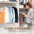 thumbnail image 6 of Premium Velvet Hangers 30 Pack, Heavy Duty Study Gray Hangers for Coats, Pants & Dress Clothes - Non Slip Clothes Hanger Set - Space Saving Felt Hangers for Clothing, 6 of 6