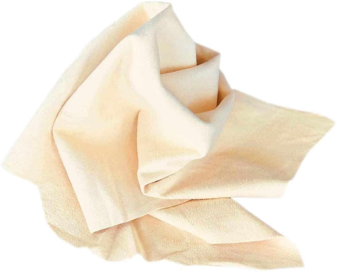 4 Pack PVA Natural Chamois Leather Towel Car Home Cleaning Wash Drying Cloths 