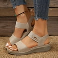 thumbnail image 2 of Mostsola Sandals for Women 2025 Open Toe Walking Shoes Arch Support Wedge Sandals Summer Dress Shoes, 2 of 8