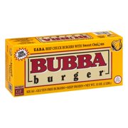 Bubba Burger® Beef Chuck Burgers with Sweet Onions 32 oz. Box