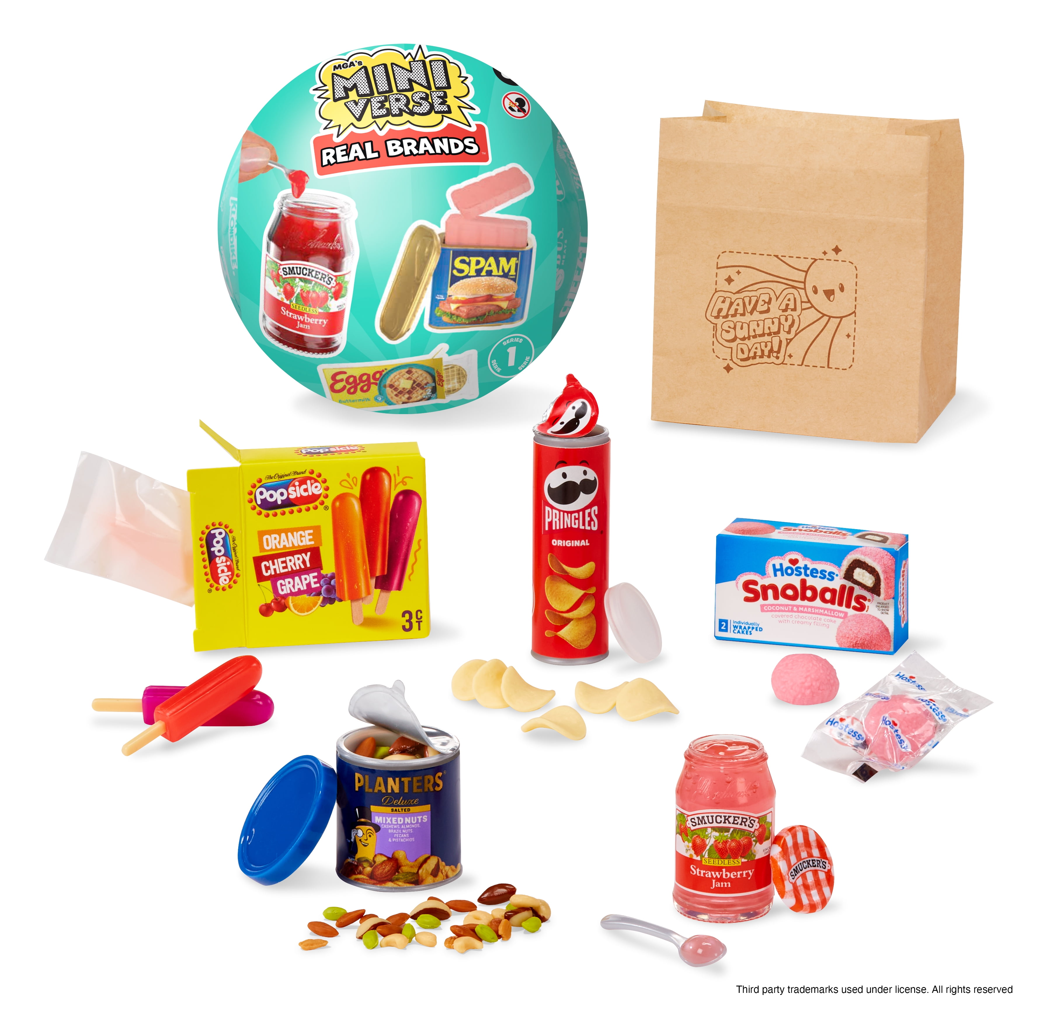 【非売品】Hildebrandt Snagless Sally 12個 専用箱 5 Surprise Mini Brands! Snackles Series 1 SMALL Plush Mystery Box