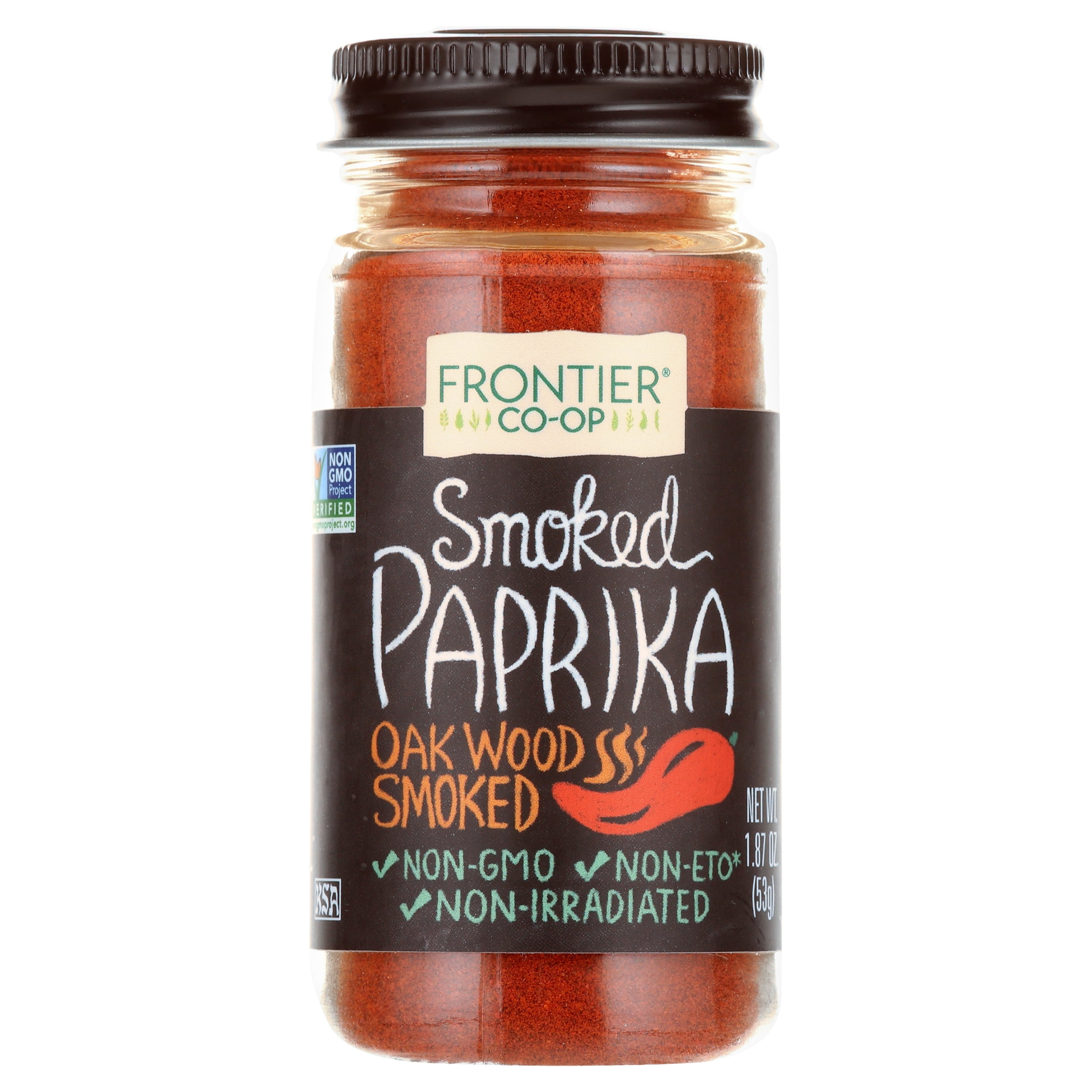 (3 pack) Frontier Oakwood Smoked Paprika, 1.87 oz Bottle
