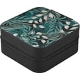thumbnail image 3 of GZHJMY Colorful Tropical Leaves Small Jewelry Box, Travel Portable Square Jewelry Case for Ring, Pendant, Earring, Necklace Organizer Storage Holder Boxes, 3 of 7