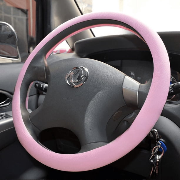 Funda de silicona para volante de coche, antideslizante, resistente al desgaste, funda para mango de volante de silicona, funda universal para volante en las cuatro estaciones