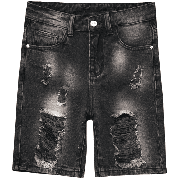 Boy's Jean Shorts Slim fit Fashion Denim Shorts Black 12