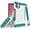 White/Turquoise, variant on Case for iPhone 11, Tri-Shield [Military Grade] Rugged Cover with Metal Kickstand [Includes Wrist Strap Lanyard] for Apple iPhone 11 (2019, 6.1" Model)