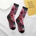 thumbnail image 4 of Uemuo Psychedelic Hairless Cat Printed Kids Boys Socks Seamless Crew Socks Crazy Funny Athletic Sport Socks for Children, 4 of 5