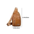 thumbnail image 3 of BAOPAI Sac Bandoulière pour Hommes et Femmes avec Trou pour Écouteurs Design Compact Léger Compartiment Spacieux pour Randonnée Camping Voyage en Plein Air, 3 of 7