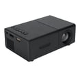thumbnail image 1 of Projecteur Compact, Projection 14-100 Pouces Haut-Parleur Stéréo HiFi Mise au Point Manuel Résolution 1920x1080P Projecteur de Film LED pour Téléphone PC pour Réunion à Domicile, 1 of 7