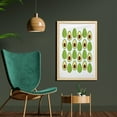 thumbnail image 2 of Avocado Wall Art with Frame, Fruit Summer Healthy and Organic Food Themed Colorful Design, Printed Fabric Poster for Bathroom Living Room Dorms, 23" x 35", Green Brown Pale Yellow, by Ambesonne, 2 of 2