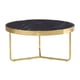 thumbnail image 1 of MESA DE CENTRO RÉLON MÁRMOL NEGRO GOLD, 1 of 3