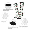 thumbnail image 6 of Easygdp Buffalo Plaid Christmas Trees Soccer Socks Sport Knee High Socks Calf Compression Athletic Socks for Men and Women, 6 of 9