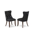thumbnail image 4 of Modern Motifs 5 Piece Dining Set Includes a Rectangle Dining Table with Dropleaf and Tufted Upholstered Chairs, Mahogany Finish Table, Compact Dining Table Set, 4 of 6