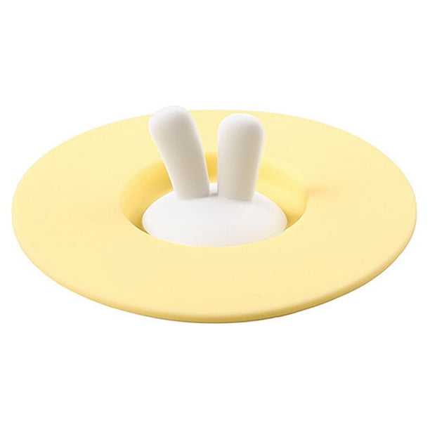 Tapa de taza de agua potable Yuarrent de silicona a prueba de polvo 10 cm Amarillo