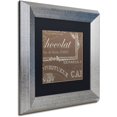 thumbnail image 2 of Trademark Fine Art "Bon Mots III" Canvas Art by Color Bakery Black Matte, Silver Frame, 2 of 4