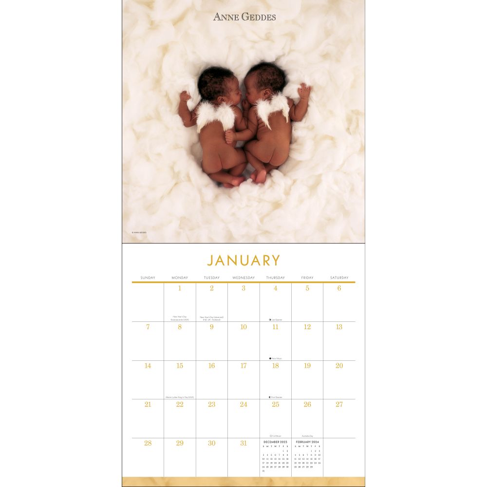 Anne Geddes 2024 Wall Calendar (Calendar) - image 3 of 4
