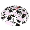 thumbnail image 2 of Kll 30" Christmas Tree Skirt Cute Animal With Cow Xmas Tree Skirts Mat For New Year Xmas Holiday Party Indoor Outdoor Home Decoration, 2 of 9