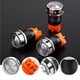 thumbnail image 4 of Zumbador LED de 22 mm con Luz Roja Intermitente de Alto Decibelio, Resistente Al Agua IP65, de Latón Cromado, con Destello Intermitente, CA 220 V., 4 of 5
