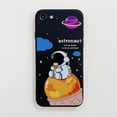 thumbnail image 5 of Compatible with iPhone SE 2022/2020 Case,iPhone 8 Astronaut Case Women Girls Cute Candy Case Camera Lens Protection Soft Silicone Case for iPhone 7 4.7 inch (Black a), 5 of 10