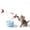 Blue, variant on Flutter Butterfly Kitten Enrichment , Blue | Interactive Spinning, Sensor, 360? Rotating Butterfly, 2 Butterflies Included