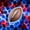 Red Blue Brown, variant on Manfei Boys Football Shower Curtain 72Wx72L, Rugby Gaming Bathroom Curtain, Red Black White
