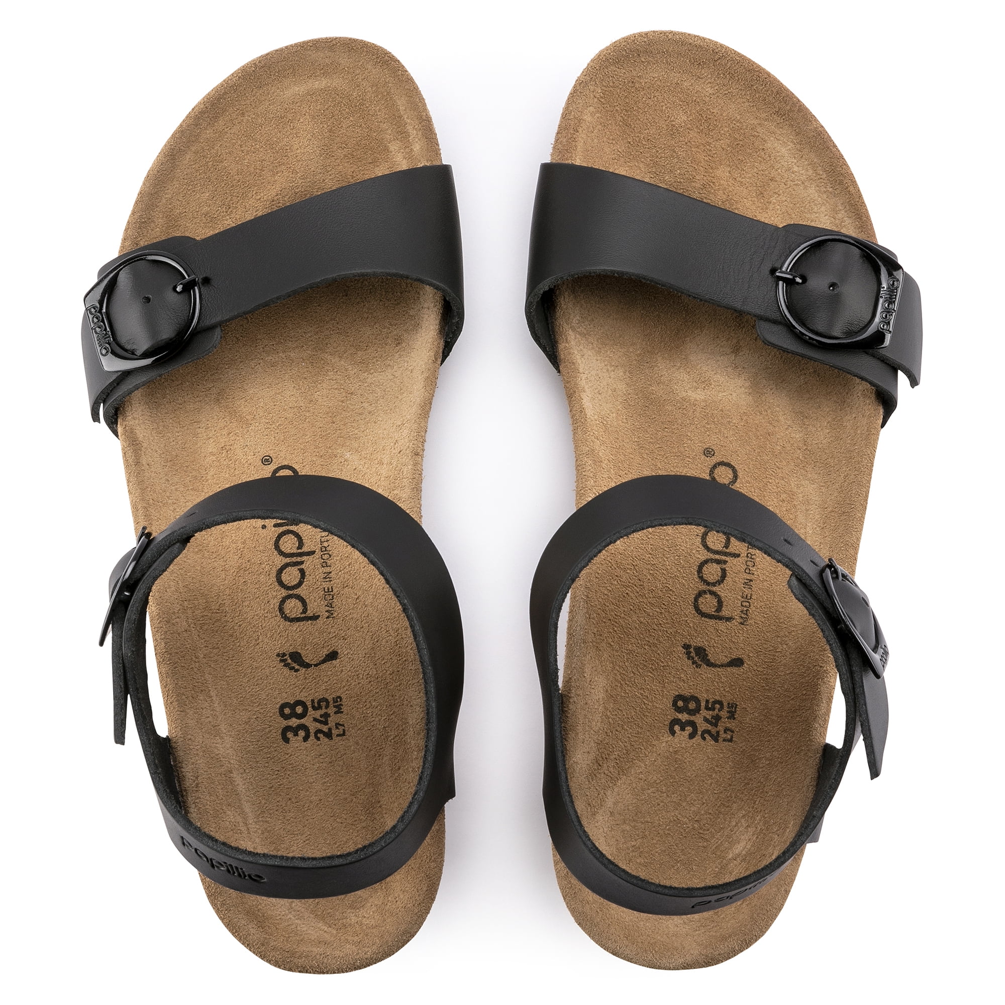 Papillio by Birkenstock Soley Leather Sandal, 41, Black