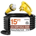thumbnail image 1 of Cable de extensión para generador Deeklify de 4 conductores, 4,5 m, 50 A, 1 of 7