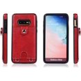 thumbnail image 3 of PU Leather Wallet Case for Samsung Galaxy S10e Necklace Lanyard Case Cover with Card Holder Adjustable Detachable Anti-Lost Neck Strap Case for Samsung Galaxy S10e,Pink, 3 of 14