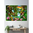 thumbnail image 2 of Beautiful Tropical Rainforest Poster Wall Art, Modern Wall Decor, 8x12 UNFRAMED, 2 of 3