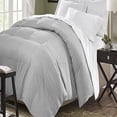 thumbnail image 1 of Blue Ridge Home Fashion Microfiber Down Alternative Comforter, Twin, Platinum, 1 of 4
