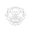 thumbnail image 4 of Clear Plastic Dessert Cups with Lids and Spoons Featuring 4.5 Inch Round Containers with Vertical Ribbed Design, Portable Boxes for Bakeries and Home Bakers, Party Treat Packaging, 4 of 5
