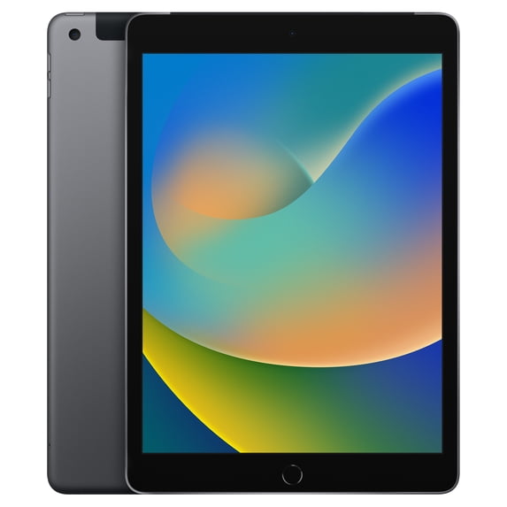 Restored Apple Ipad 9th Gen. - 10.2" Apple A13 Bionic Hexa-Core 3GB RAM 64GB Storage - Wifi+Cellular (Refurbished)