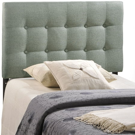 Modway Emily Tufted Button Headboard Twin Gray