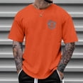 thumbnail image 2 of Men Back Print Graphic T Shirt Short Sleeve Crewneck Tee Posterior Design Top Summer Casual Streetwear Soft Breathable Male Shirt, 2 of 7