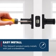 thumbnail image 4 of Breton Matte Passage Door Handle Modern Dcor Door Hardware Reversible Hall/Closet Door Handle Microban Embedded Finish, 4 of 10