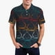 thumbnail image 1 of Balery Cartoon Sharks Camisa Polo de Hombre con Estampado, de Manga Corta y Tejido Medio, Camisa Tipo Golf Polo-X-Large, 1 of 6