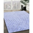 thumbnail image 2 of Ahgly Company Indoor Round Patterned Lavender Blue Area Rugs, 3' Round, 2 of 6