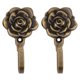 thumbnail image 2 of 8 Uds Metal flor cortina alzapaños soportes ganchos de pared Decoración, 2 of 5