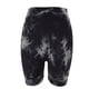 thumbnail image 1 of Pantalones cortos de yoga Tie Dye, pantalones cortos de motociclista suaves de secado rápido negros sin costuras de cintura alta para mujer, 1 of 8